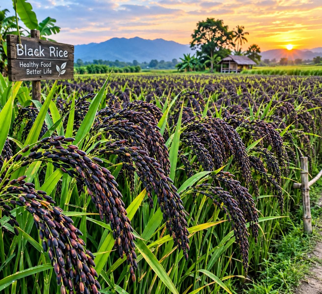 প্রিমিয়াম ব্ল্যাক রাইস বীজ ধান